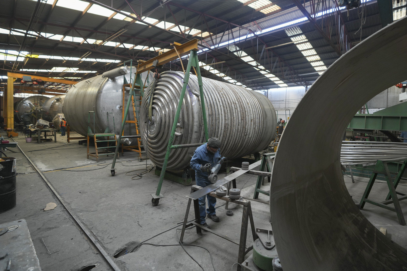 A steel factory in Mexico